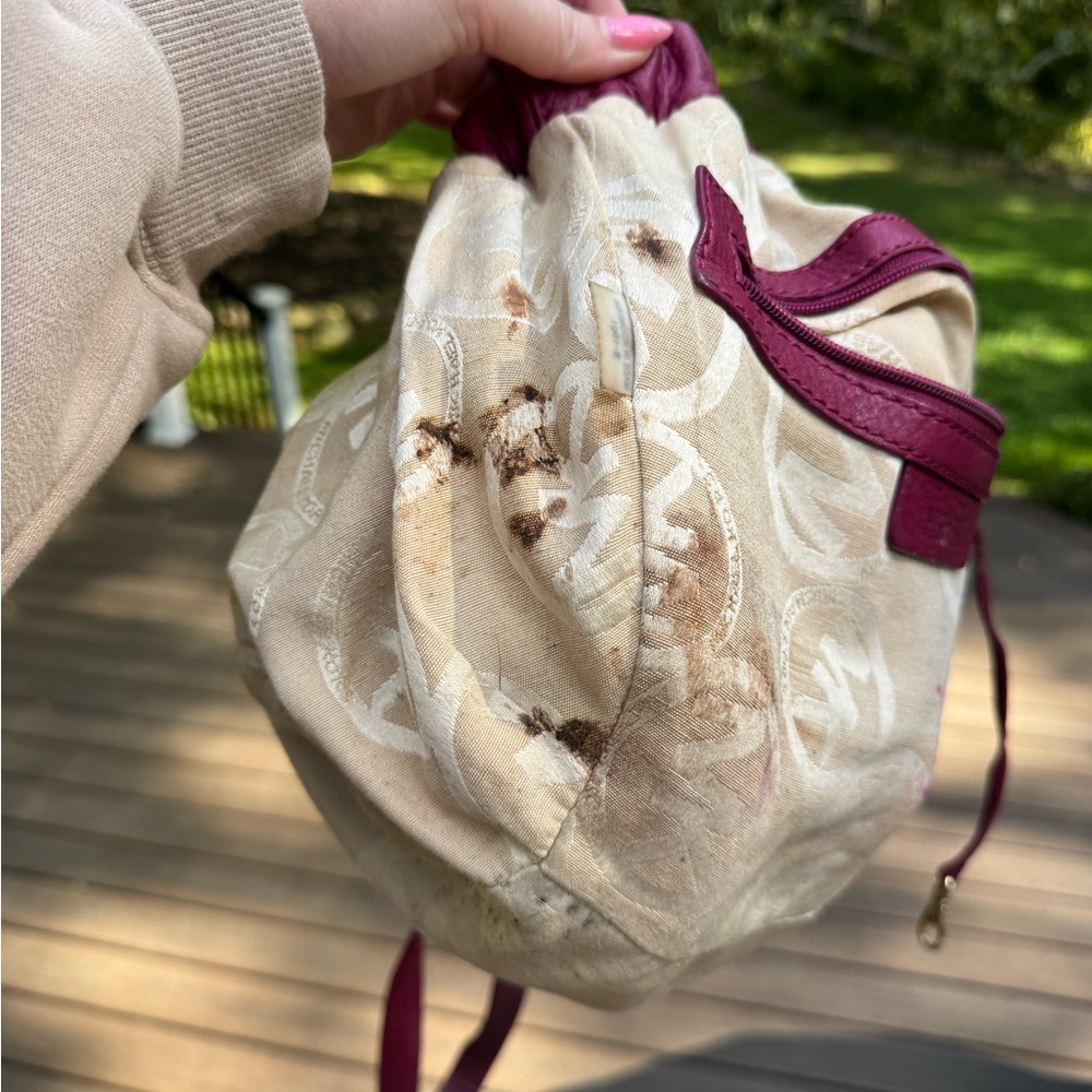 Michael Kors Berry Leather Mini Bag - Picture 16 of 16
